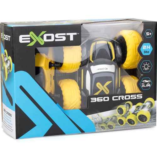 Радиоуправляема кола Exost 360 Cross III Silverlit - жълта