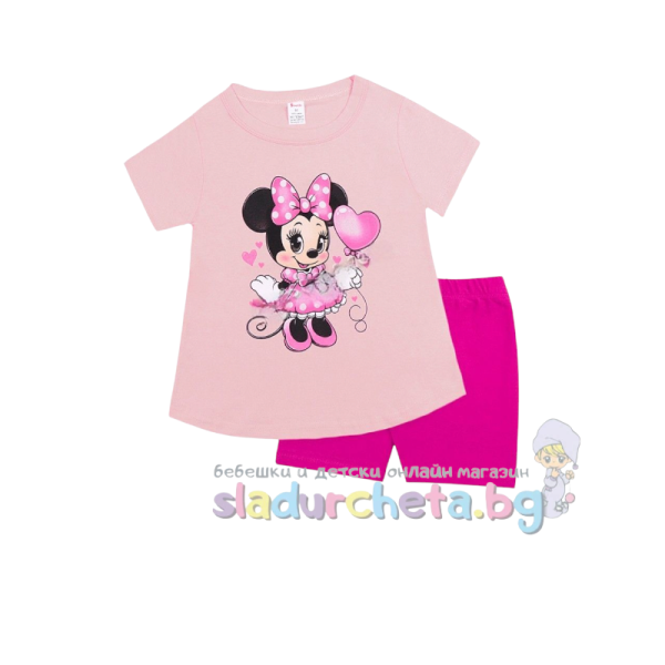 Детска пижама Светли, Мини Маус розова/ циклама-RV00W.png