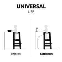 Помощна кула Монтесори Hauck Learning Tower Learn N Explore, Black-RXMo6.jpeg