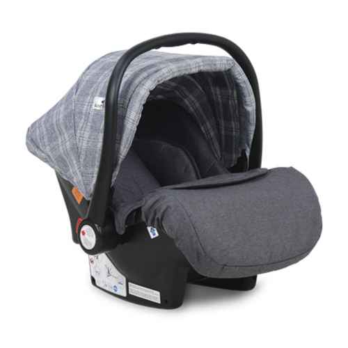 Кошничка за носене на бебе Lorelli SENA, Grey squared