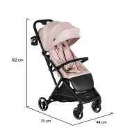 Бебешка лятна количкa Cangaroo Airwalk cabin size, Cloud-pink-RehrL.jpeg