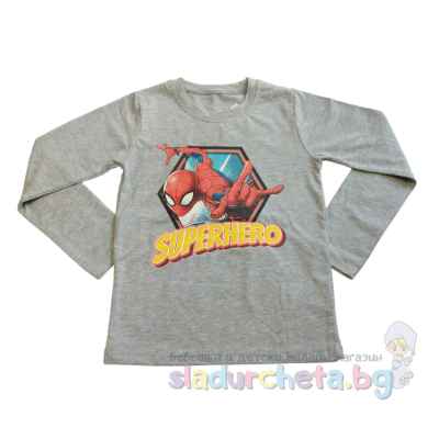 Детска блуза Sevtex, сива