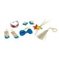 Творчески комплект Buki France, Направи сам бижута от изкуствена кожа, 6 бижута-S4WJX.jpeg