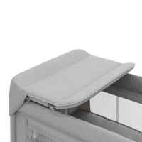 Бебешка сгъваема кошара KinderKraft LEODY UP, с аксесоари, Grey-S6MJE.jpeg