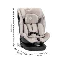 Столче за кола Lorelli Perseus i-Size ISOFIX Support Leg 360, Grey-SE3zb.jpeg
