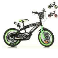 Детски велосипед Dino Bikes BMX 14“ с бутилка, Black/Red-SWJmu.jpeg