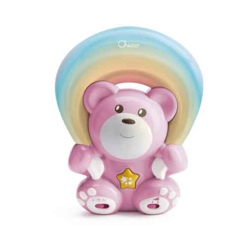Прожектор дъга Chicco Мече, розов