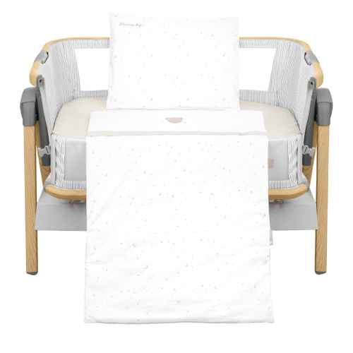 Бебешки спален комплект за мини-кошара Kikka Boo 5 части, Dream Big Beige