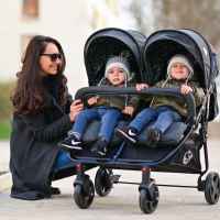Количка за близнаци Lorelli DUO + чанта, Cool Grey-SelVR.jpeg