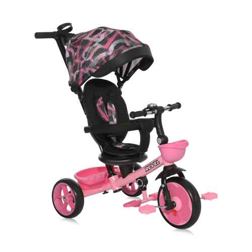 Детска триколка Lorelli REVEL, PINK GRUNGE