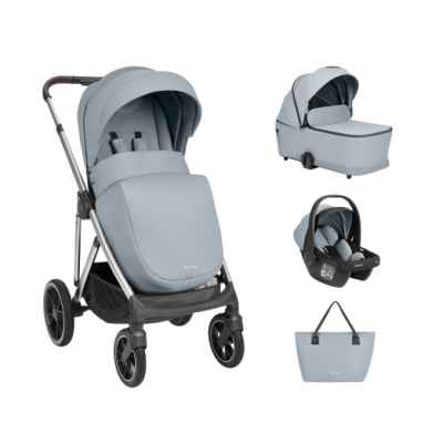 Комбинирана бебешка количка 3в1 Kikka Boo Chiara, Grey