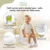 Бебешко гърне-тоалетна 2в1 Dolu Nuve Educational Potty, Frog-SwFSB.jpeg