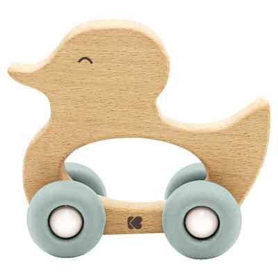 Дървена играчка с чесалка Kikka Boo Duck, Mint