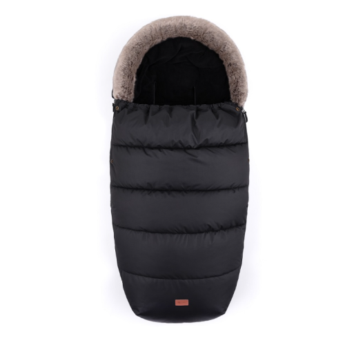 Зимно чувалче за бебешка количка Petite&Mars Footmuff Comfy, черен
