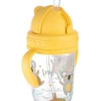 Нетечаща чаша със сламка Canpol-babies Bonjour Paris 270 мл, жълта-Szs02.jpeg