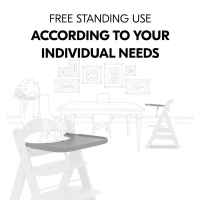 Дървена табла за хранене за столчета Hauck Alpha+ и Beta+, Grey-T2KeI.jpeg