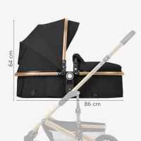 Комбинирана бебешка количка 3в1 Kikka Boo Amaia, Dark Grey 2024-T6hJ7.jpeg