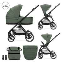 Комбинирана бебешка количка 3в1 Lorelli Venice, Green-T9jY0.jpeg