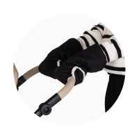 Ръкавици за бебешка количка Chipolino, черни-TBUDL.jpeg