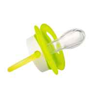 Силиконова залъгалка със симетрична форма Canpol So Cool 0-6м, киви-TJPki.jpg