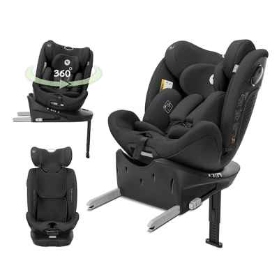 Столче за кола Lorelli Perseus i-Size ISOFIX Support Leg 360, Black