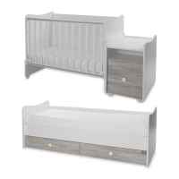 Бебешко легло Lorelli Trend Plus New 3-box, Бяло/ арт-TdUSz.jpeg
