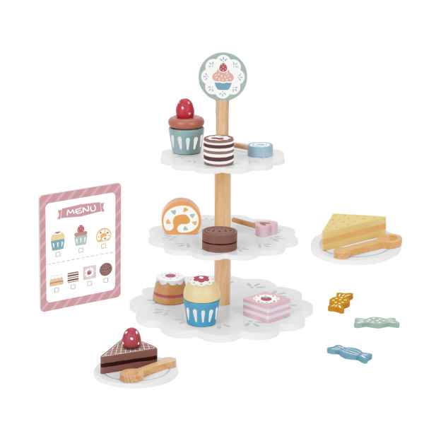 Дървен стенд за десерти Tooky Toy-TnNi3.jpeg