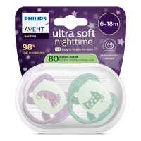 2 бр. залъгалки Philips Avent Ultra Soft NightTime 6-18м, пастелни момиче-TpCga.jpeg