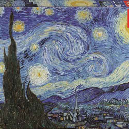 Пъзел Educa, Звездната нощ, Винсент Ван Гог, 1000 части