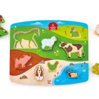 Дървен пъзел Hape, Домашни животни, 9 части-U6TDo.jpeg