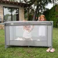 Бебешка кошара 1 ниво Lorelli Carina, Beige Stars-U8e2T.jpeg