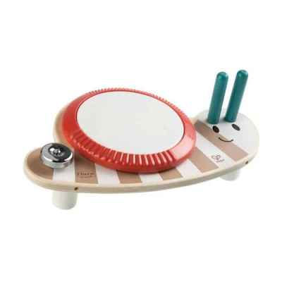 Музикална играчка Hape, Барабан, Охлюв, 31 см