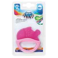 Силиконова дрънкалка с мека чесалка 0м+ Canpol, розова рибка-U91Ob.jpg