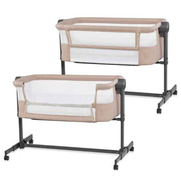 Бебешка кошара KinderKraft Nestee up 2, Beige-UA6H8.jpeg