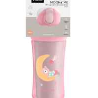 Чаша със силиконовa сламка Kikka Boo Moony me, Pink 220мл-UEXqm.jpeg