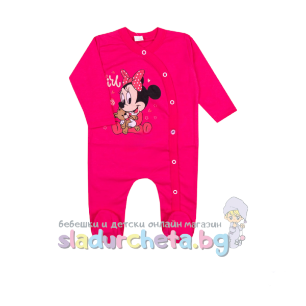 Бебешки гащеризон Светли, малина-UHrTp.png