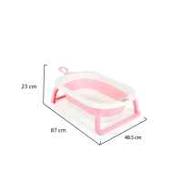 Сгъваема вана с дигитален термометър Cangaroo Terra, pink-UQhSQ.jpeg