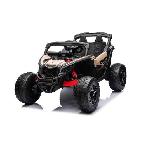 Акумулаторен джип JJ Can-Am Maverick 4x4 UTV 24v, двуместен бежов металик