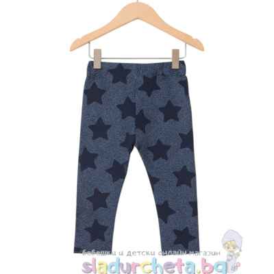 Бебешки клин Sevtex, сив с щампа на звезди