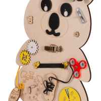 Монтесори дървена дъска Moni Toys Bear-UbII7.jpeg