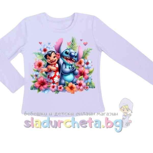 Детска блуза Мариела, светлолилава-UhW3A.jpeg