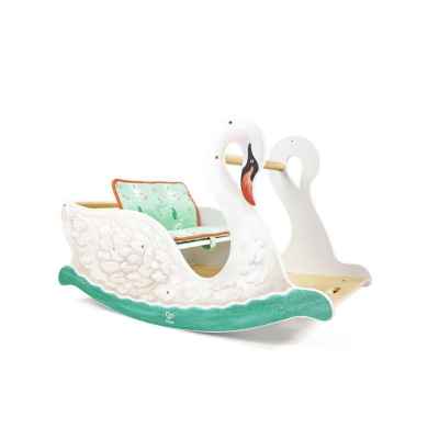 Дървена люлка 2 в 1 Hape, Лебед
