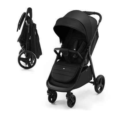 Лятна бебешка количка KinderKraft Rine, Classic black