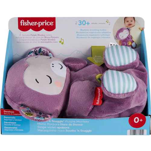 Плюшена музикална играчка Fisher Price, маймунка с успокояващи звуци