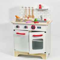 Детска дървена кухня Classic World, за игра с аксесоари-V4efe.jpeg