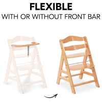 Дървено столче за хранене Hauck Alpha+, Natural-V7wNa.jpeg