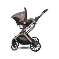 Комбинирана бебешка количка 2в1 Lorelli Glory, Pearl Beige + адаптори-VAgAR.jpg