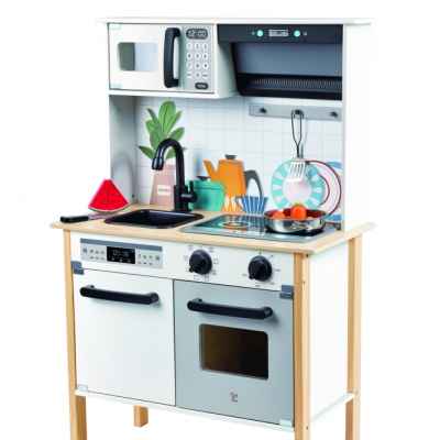 Детски игрален комплект Hape, модерна малка кухня, 12 части