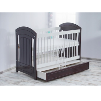 Бебешка кошара с чекмедже Baby Gucio, 60/120 см бяла-VE2vt.png