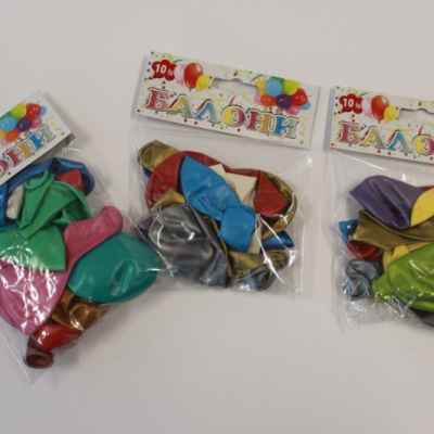 Балони микс металик, 26см, 10бр